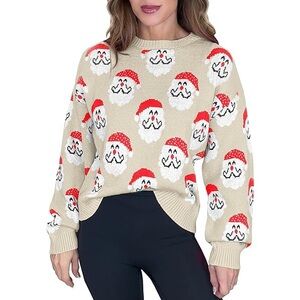 Fashion Santa Claus Pullover Sweater